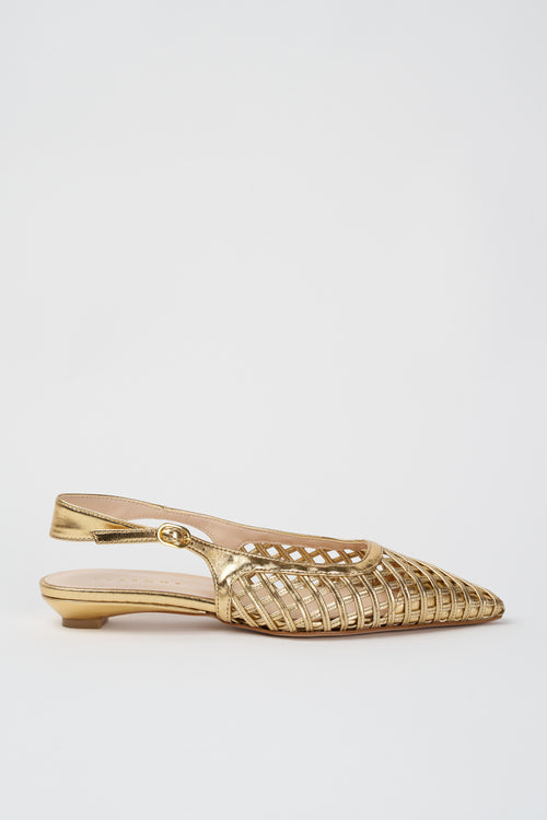 Tre Emme Slingback Oro Donna