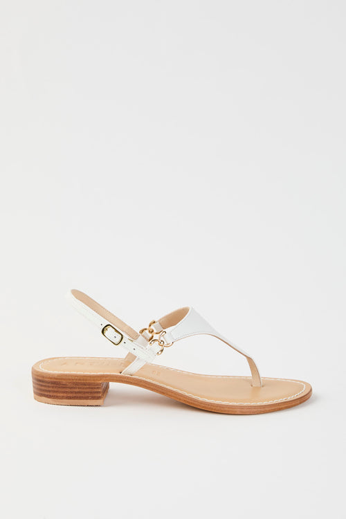 Tre Emme Sandalo Bianco Donna