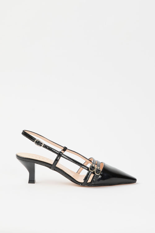 Tre Emme Slingback Nero Donna