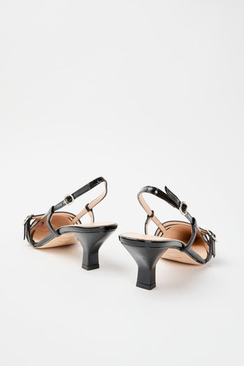 Tre Emme Slingback Nero Donna - 6