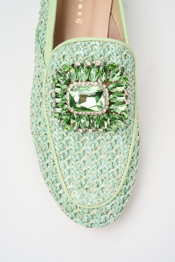 Tre Emme Mocassino Menta Donna - 4