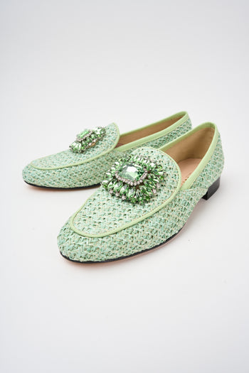 Tre Emme Mocassino Menta Donna - 5