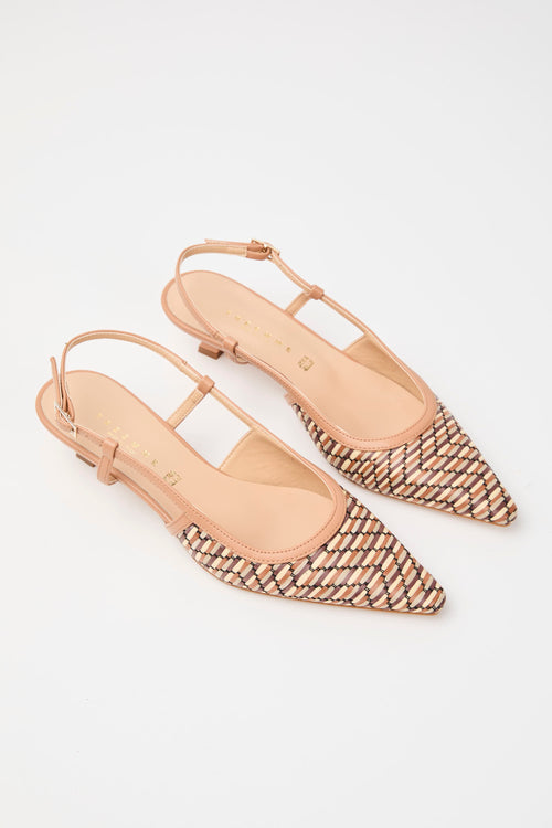 Tre Emme Slingback Cuoio+beige Donna - 2