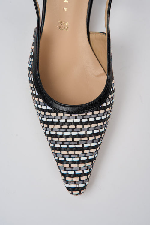Tre Emme Slingback Nero+nero Donna - 2