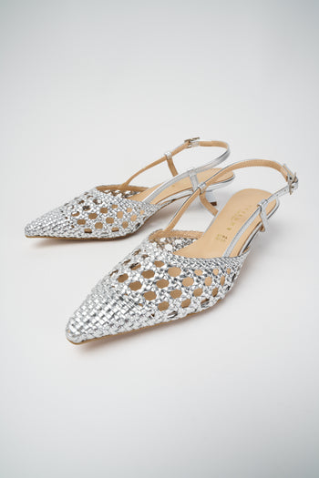 Tre Emme Slingback Argento Donna - 6