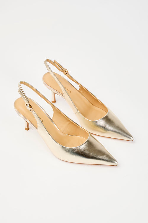 Tre Emme Slingback Platino Donna - 2
