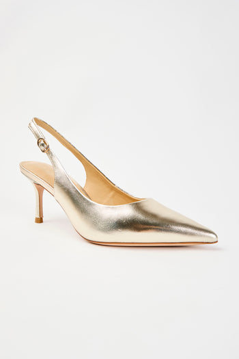 Tre Emme Slingback Platino Donna - 5
