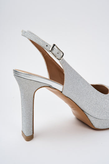 Tre Emme Slingback Argento Donna - 3