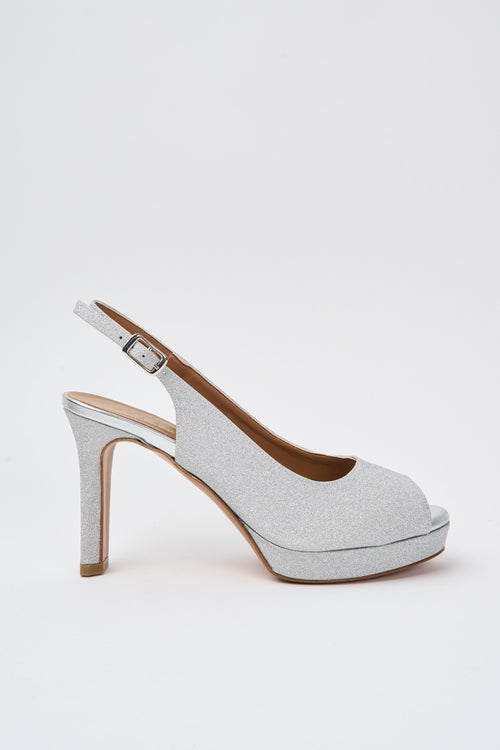 Tre Emme Slingback Argento Donna