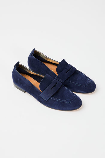 Tre Emme Mocassino Blu Abisso Donna - 3