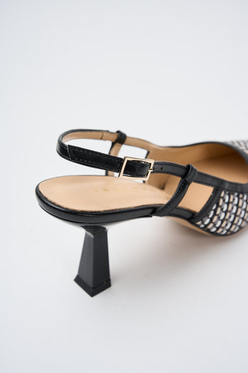 Tre Emme Slingback Nero+nero Donna - 3