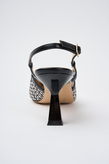 Tre Emme Slingback Nero+nero Donna - 4