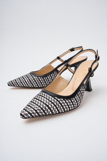 Tre Emme Slingback Nero+nero Donna - 5