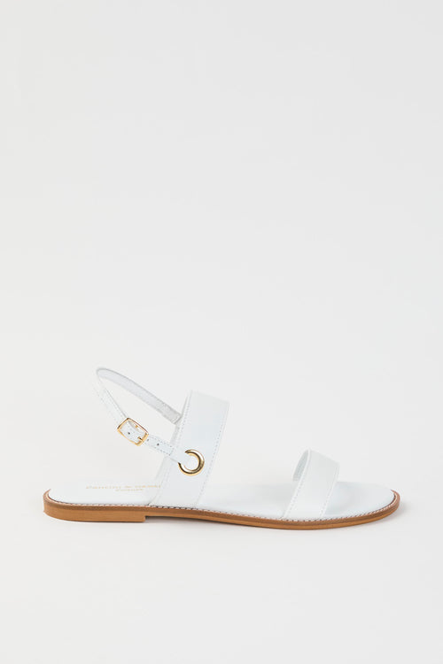 Tre Emme Sandalo Bianco Donna