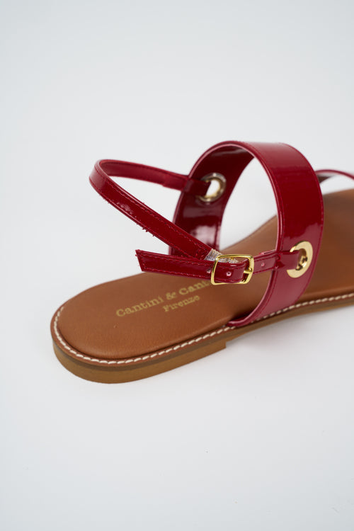 Tre Emme Sandalo Rosso Donna - 2