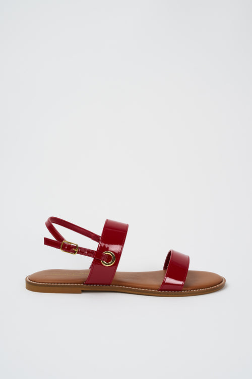 Tre Emme Sandalo Rosso Donna