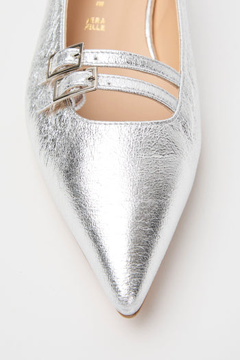 Tre Emme Ballerina Argento Donna - 3