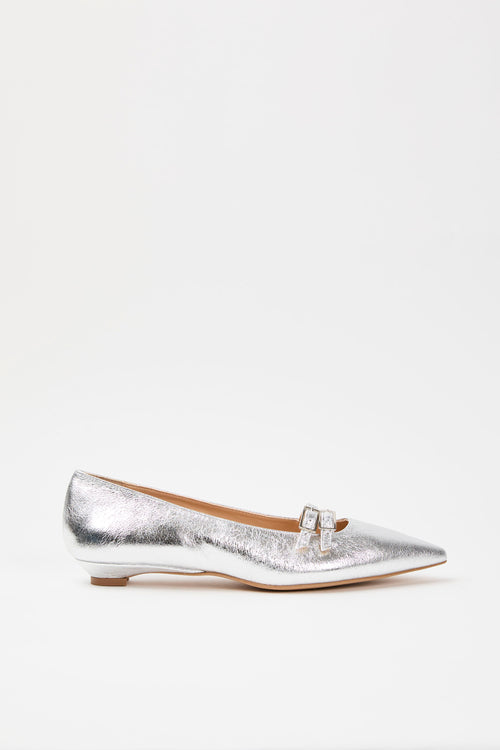 Tre Emme Ballerina Argento Donna