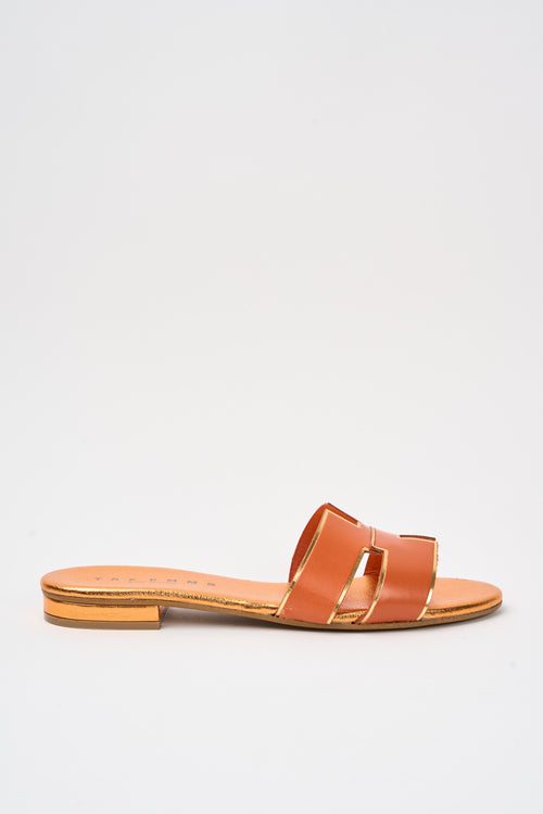 Tre Emme Ciabatta Arancio Oro Donna