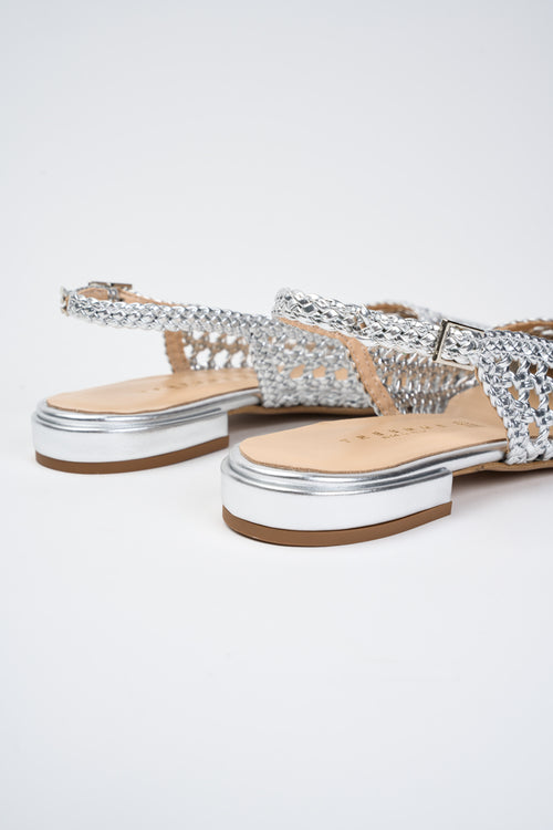 Tre Emme Slingback Argento Donna - 2
