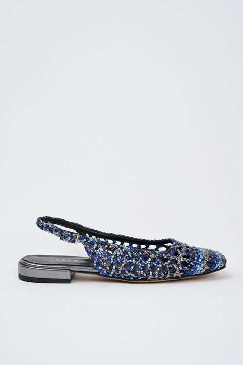 Tre Emme Slingback Blu Donna