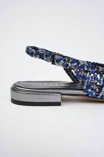 Tre Emme Slingback Blu Donna - 3