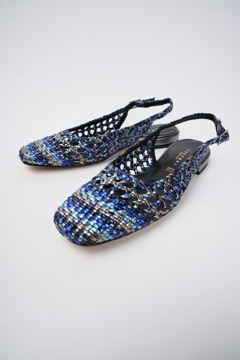 Tre Emme Slingback Blu Donna - 6