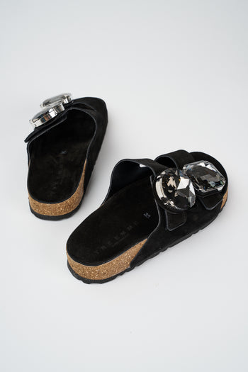 Tre Emme Ciabatta Nero Donna - 4