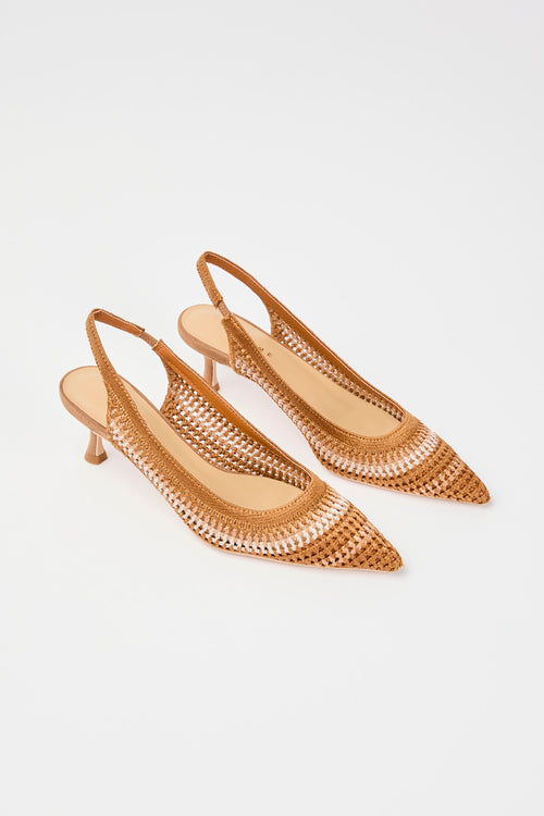 Tre Emme Slingback Cuoio Donna - 2
