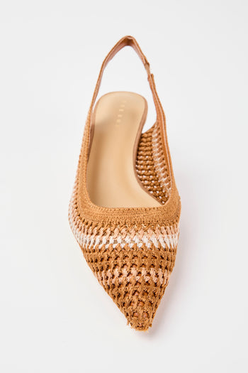 Tre Emme Slingback Cuoio Donna - 5