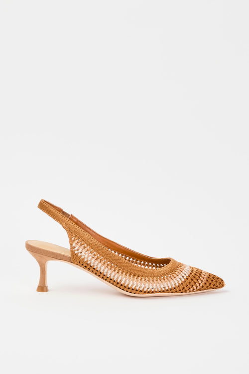 Tre Emme Slingback Cuoio Donna