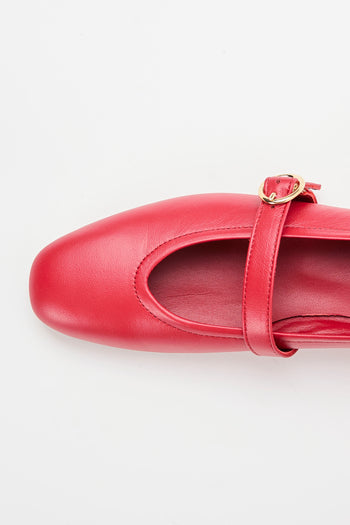 Tre Emme Ballerina Rosso Donna - 5