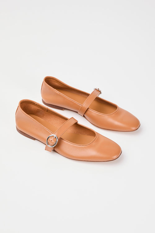 Tre Emme Ballerina Cuoio Donna - 2