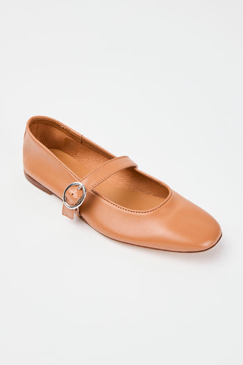 Tre Emme Ballerina Cuoio Donna - 4