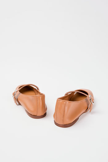 Tre Emme Ballerina Cuoio Donna - 5