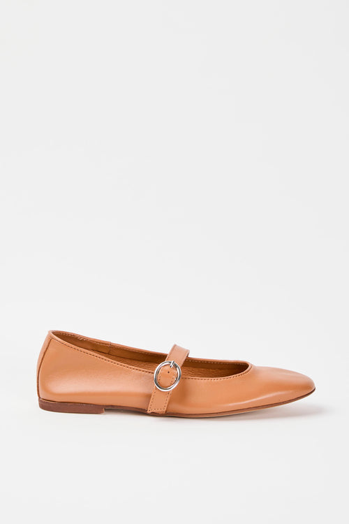 Tre Emme Ballerina Cuoio Donna
