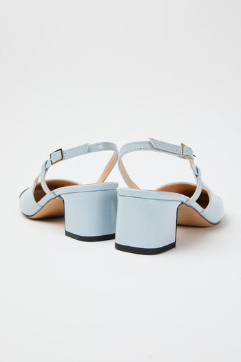 Tre Emme Slingback Nero+celeste Donna - 3
