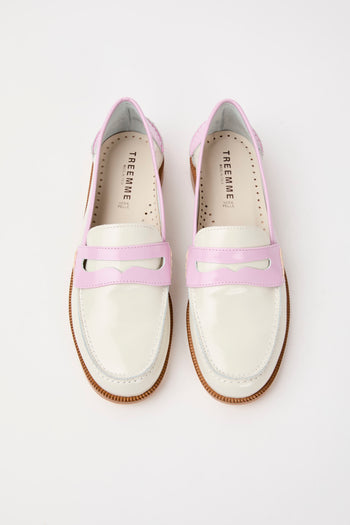 Tre Emme Mocassino Burro Glicine Donna - 4