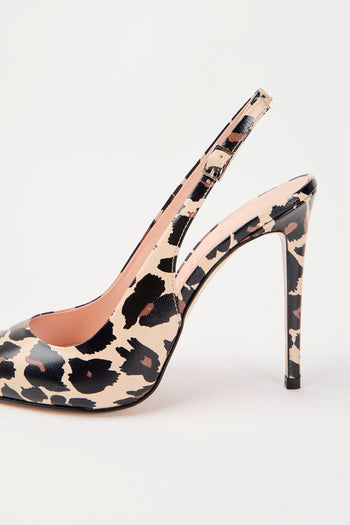 Tre Emme Slingback Leopardato Donna - 7