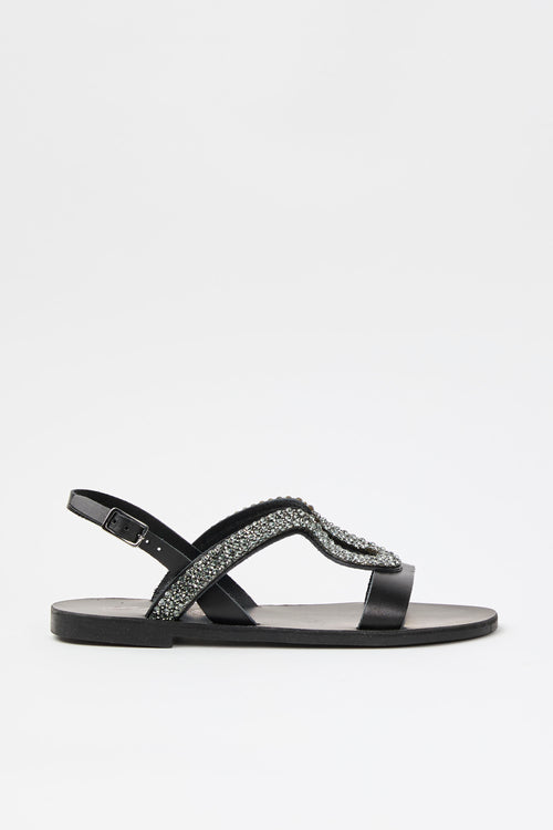 Tre Emme Sandalo Black Donna