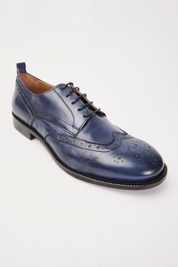 Tre Emme Stringata Blu Uomo - 4