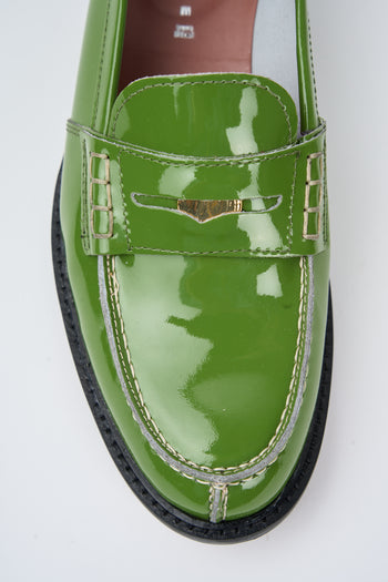 Tre Emme Mocassino Verde Donna - 3