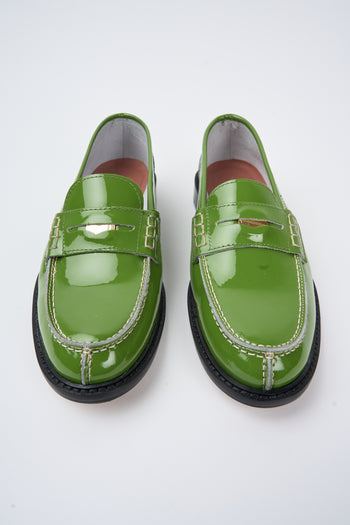 Tre Emme Mocassino Verde Donna - 4