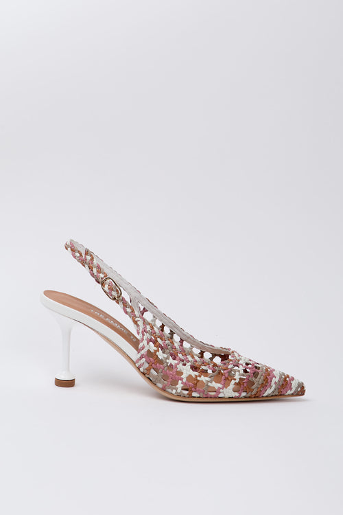 Tre Emme Slingback Multi+white Pink Donna