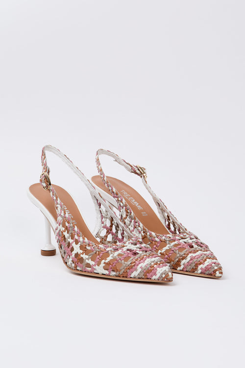 Tre Emme Slingback Multi+white Pink Donna - 2