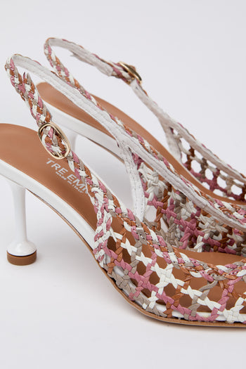 Tre Emme Slingback Multi+white Pink Donna - 3