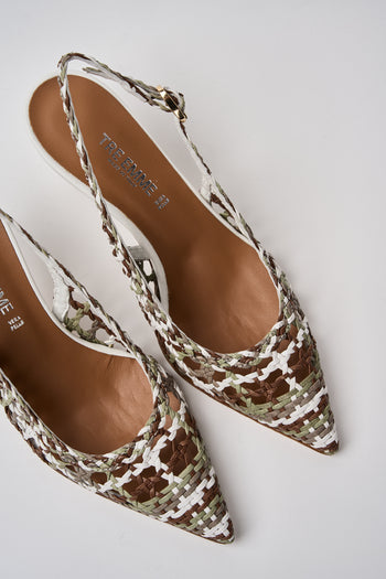 Tre Emme Slingback Multi + White Sea Donna - 3