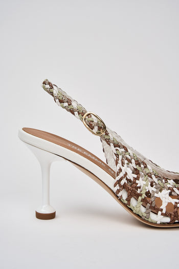 Tre Emme Slingback Multi + White Sea Donna - 4
