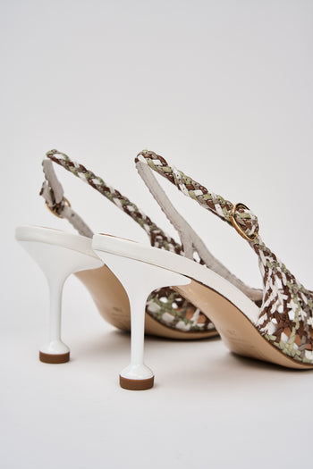 Tre Emme Slingback Multi + White Sea Donna - 5
