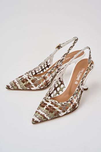 Tre Emme Slingback Multi + White Sea Donna - 6